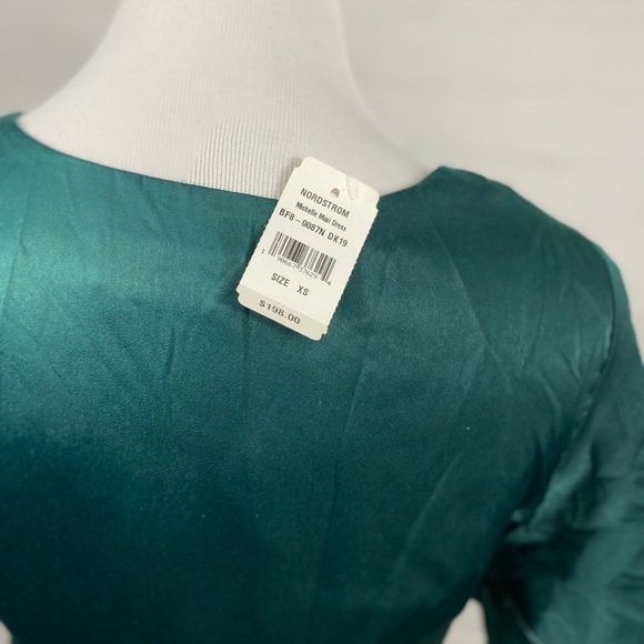 Show Me Your MuMu Michelle Maxi Dress Size XS Emerald Green - Picture 6 of 8